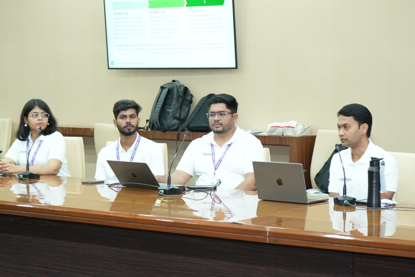 The Switch team presenting at a workshop